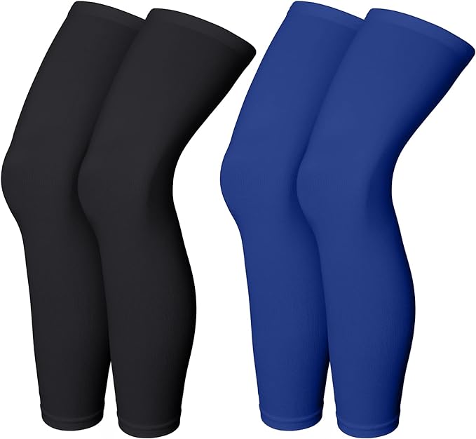 Skylety Compression Leg Sleeve Full Length Leg Sleeves Sports Cycling for Men Women, Running, Basketball