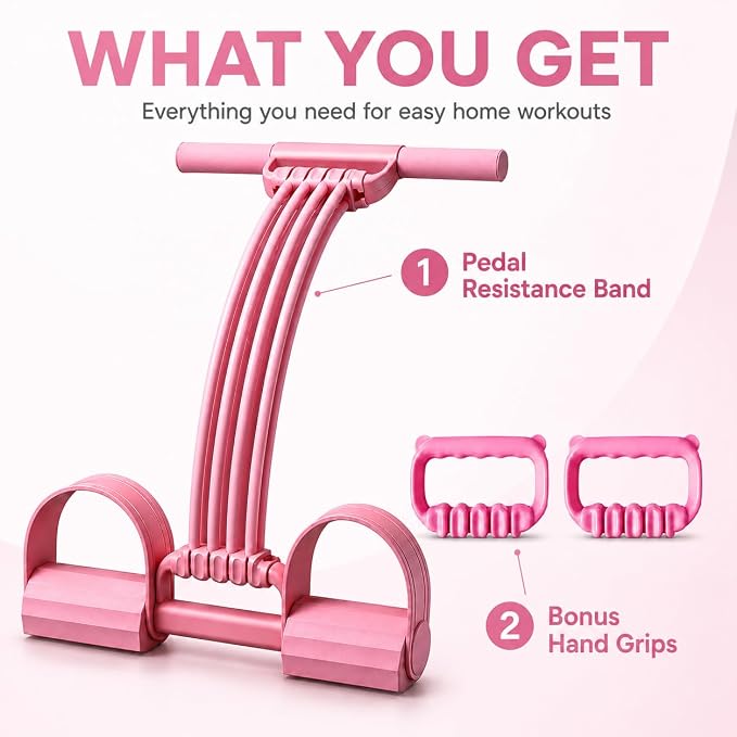 Pedal Resistance Band with Handles