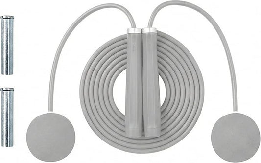 Keep 2-in-1 Weighted Jump Rope for Fitness, Cordless Ropeless Skipping Rope with 65mm Weighted Balls & Adjustable 3M Rope, Indoor Cardio Workout Rope for Home Gym, Men & Women