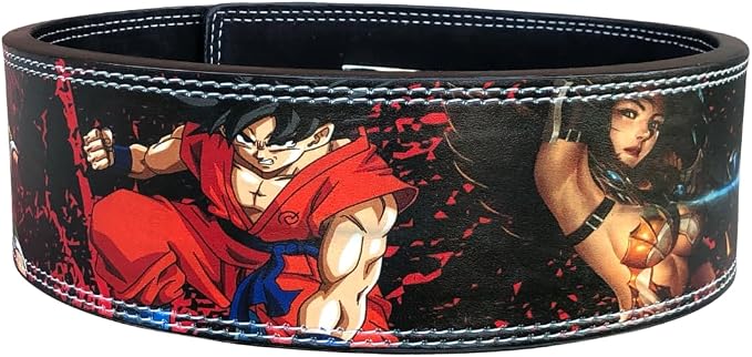 Weightlifting belt Powerlifting, Squat Deadlifts Weight Lifting Bodybuilding, BackSupport gym anime Lever belt for Men Women