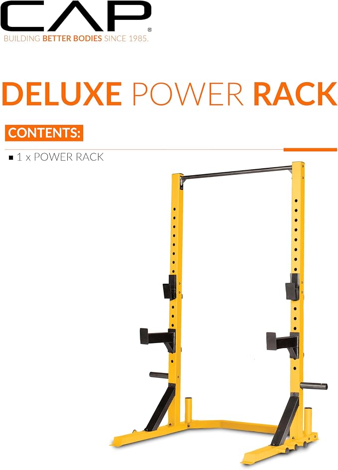 CAP Barbell FM-8000F Deluxe Power Rack Color Series
