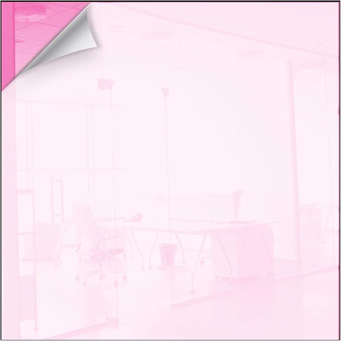 Marketing Holders Acrylic Mirror 12" x 48" Rectangular Pink Girly Tile Safer Than Glass 0.118” Thick for Holidays Decorations Restaurant or Bar Decor