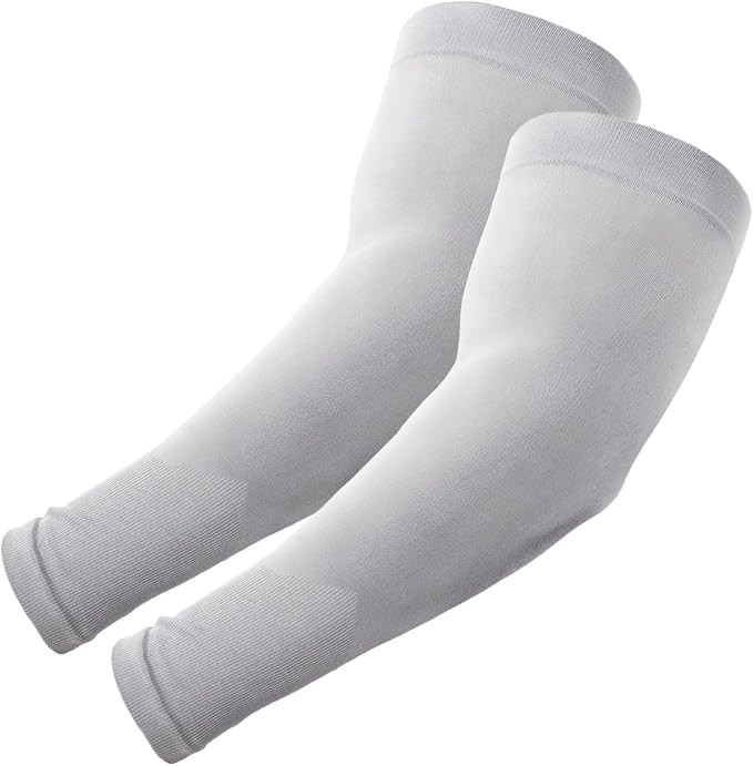 ROXUN Plus Size Arm Sleeves, UV Protection Cooling Sports Arm Cover Unisex | Extra‑large compression arm sleeves for men and women,highly‑stretchy fabric,suitable for outdoor activities