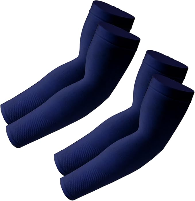 SHEVERCH Cooling Arm Sleeves Sun UV Protection Compression for Men Women | 2Pairs, UPF 50, Sports Compression,Tattoo Cover Up ,Fittness,Baseball,Basketball,Cycling,Hiking,Football,Outdoor