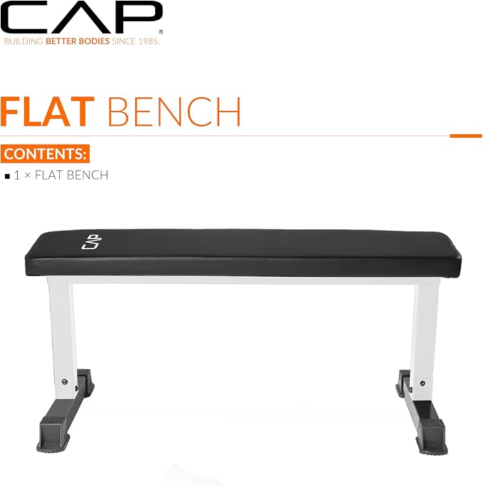 CAP Barbell Flat Weight Bench Color Series