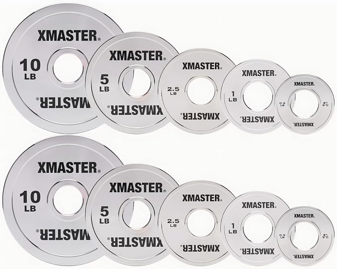 XMASTER FITNESS Chrome Steel Change Plates