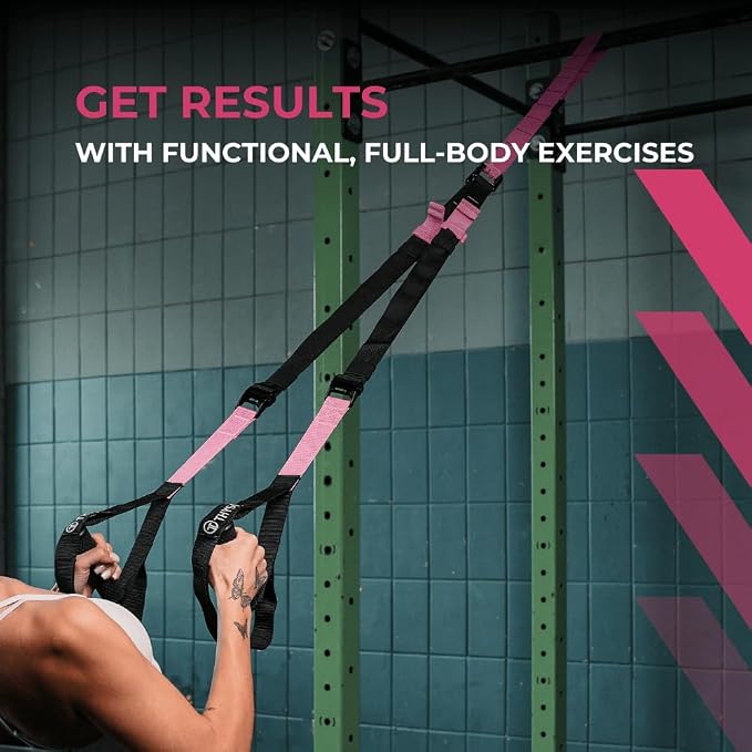 THYSOL Resistance Trainer Pro Xtreme Straps Army | Sling Trainer Set with Adjustable Door Anchor | Fitness Home Workouts - Suitable for Travelling & for Training Indoor & Outdoor