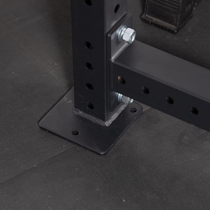 Titan Fitness X-3 Series Tall Bolt-Down Power Rack with Weight Plate Holders 36-in. Depth