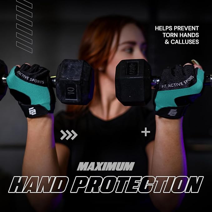 Max Grip Weight Lifting Workout Gloves for Gym Lifting, Biking, Fitness Training | Lightweight, Breathable, Non Slip | Men and Women