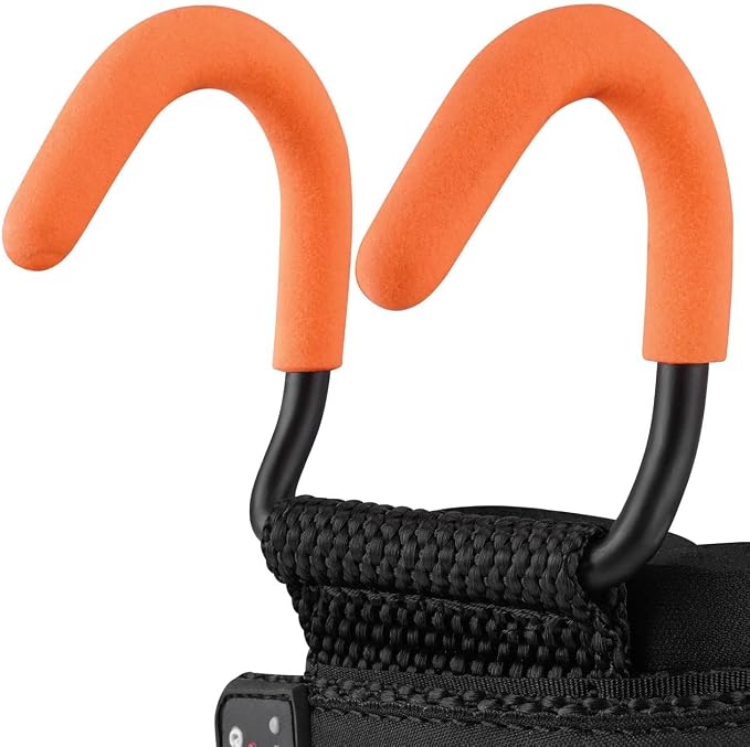 Weight Lifting Rod Hooks Heavy Duty Wrist Wraps Power Weight Lifting Training Gym Grips Straps Set of 2