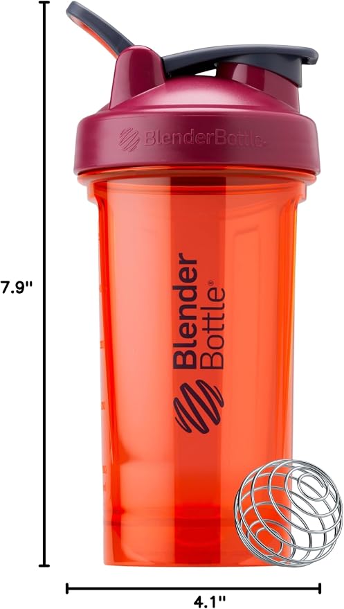BlenderBottle ProSeries Tritan Shaker Bottle 24 oz Coral