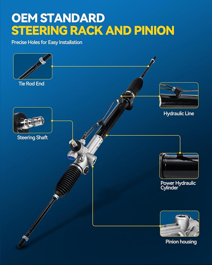 PHILTOP Power Steering Rack and Pinion Assembly for 1999-2003 RX300 | Replace No.262611, 4425048021, 4550349095, 4425048041, 4425048040