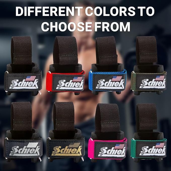Schiek Sports Model 1000-DLS Deluxe Dowel Lifting Straps