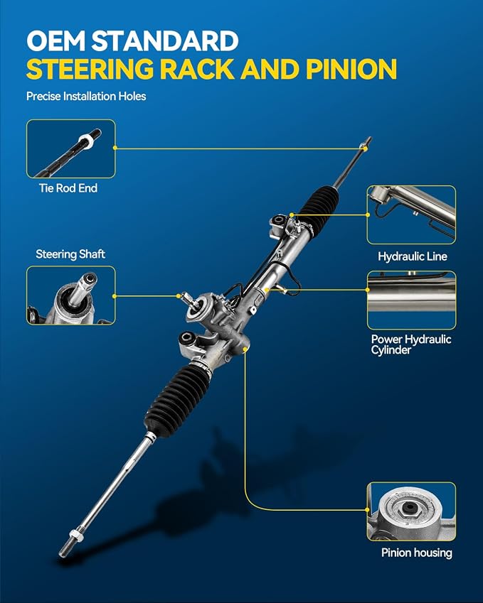 PHILTOP Power Steering Rack and Pinion for 2010-2013 Transit Connect | No.222108, 7T1Z3A500A