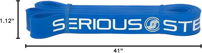SERIOUS STEEL FITNESS Assisted 41" Pull-Up Band, Resistance & Stretch, Powerlifting & Pull-up Assist Loop (Single Band)