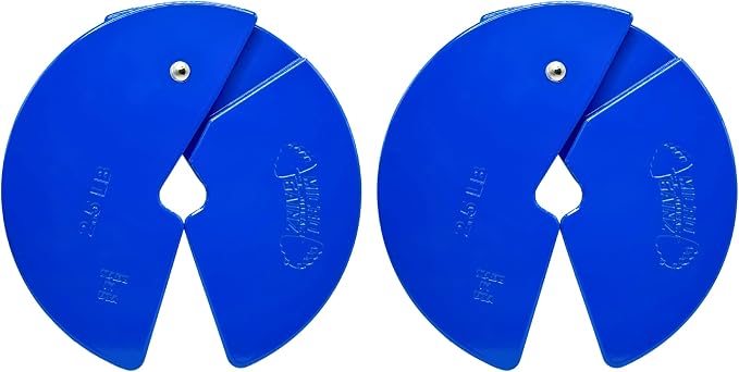 Micro Gainz 2.5LB Dumbbell Fractional Weight Plates, 2-Piece