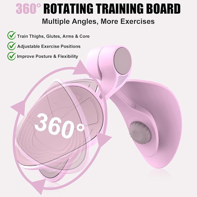 Pelvic Floor Exercise Devices 35lb Resistance Kegel Thigh Trainer with Band | Pelvic Floor Muscle Training, Inner Thigh Exerciser, Postpartum Recovery Support for Women, Suitable for Women and Men