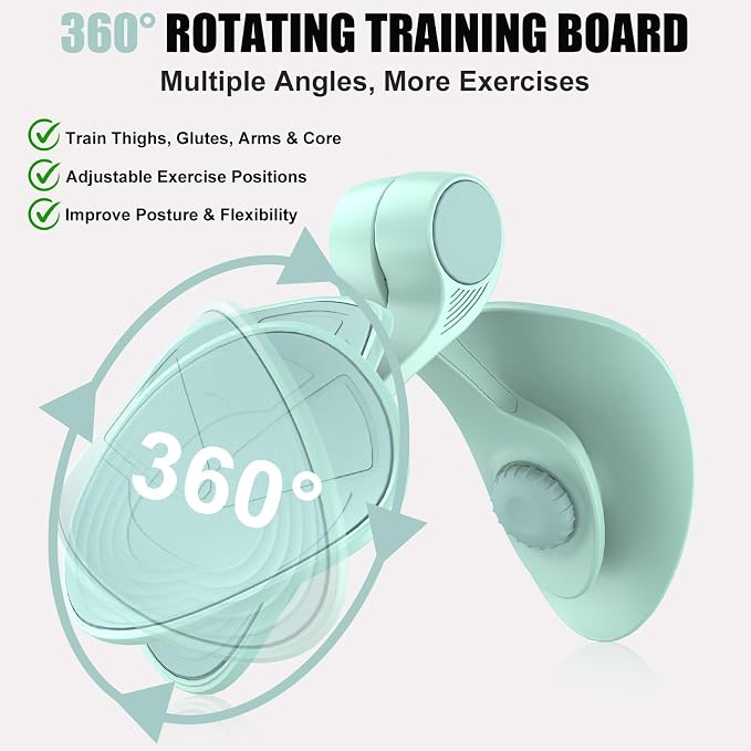 Pelvic Floor Exercise Devices 35lb Resistance Kegel Thigh Trainer with Band | Pelvic Floor Muscle Training, Inner Thigh Exerciser, Postpartum Recovery Support for Women, Suitable for Women and Men