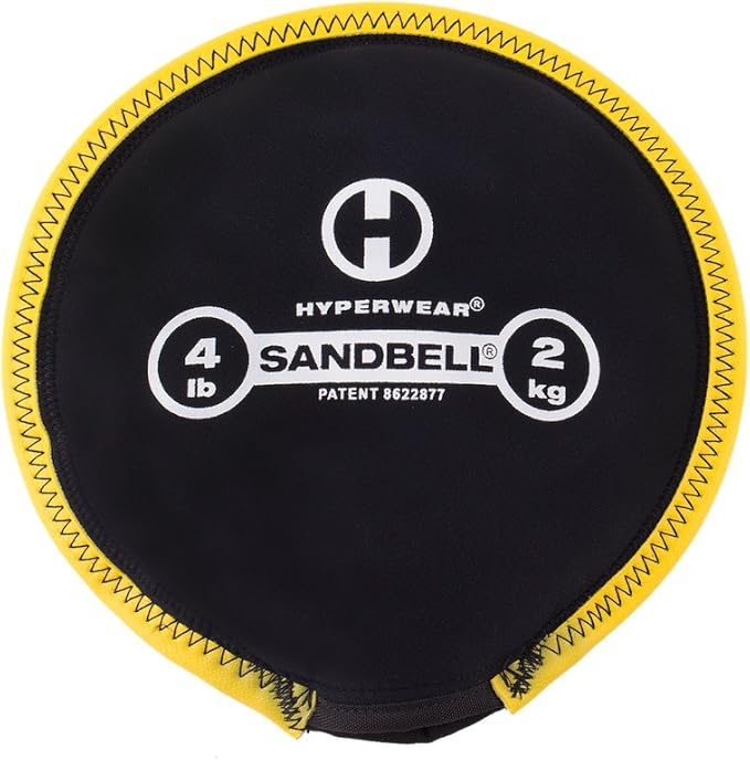 HYPERWEAR SandBell® Soft Sandbag Weight (2–50 lbs) – Pre-Filled with Clean USA Sand, Safe Soft Weight for Strength Training, HIIT, Functional Fitness, Rucking & Home Workouts