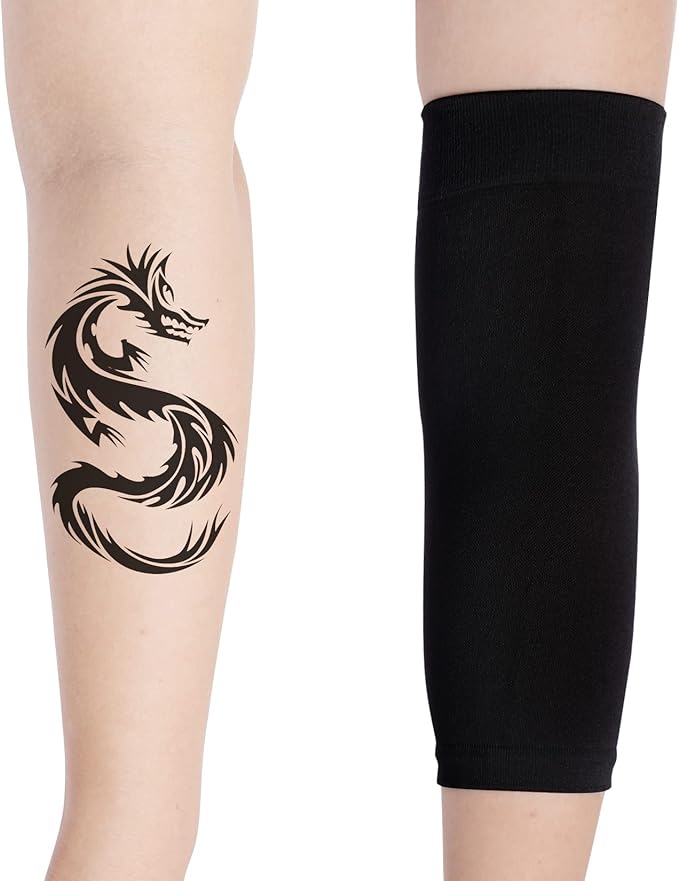 HOVEOX 3 Pairs Tattoo Cover Up Sleeves Tattoo Arm Sleeve Cover for Woman | Compression Forearm Tattoo Cover Sleeves, Upper Arm Tattoo Sleeve Covers for Men and Woman