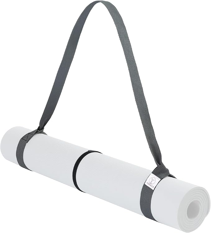 Yoga Mat Carrier Strap, Adjustable Thick Straps Sling for Carrying Large Mats, Stretching Band