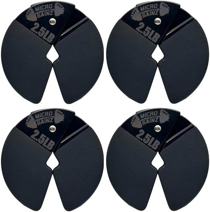 Micro Gainz 2.5LB Dumbbell Fractional Weight Plates, 4-Piece