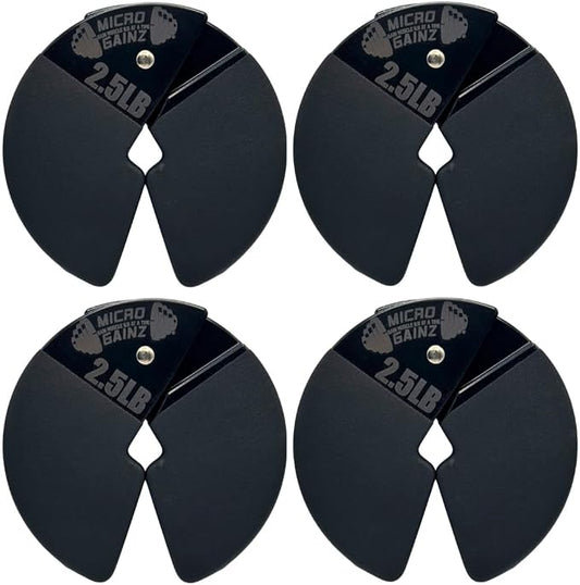 Micro Gainz 2.5LB Dumbbell Fractional Weight Plates, 4-Piece