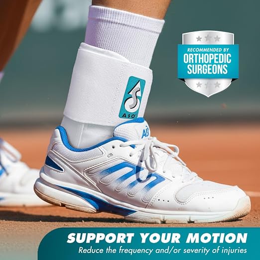 Med Spec ASO Speed Lacer Ankle Stabilizer Brace Sprain Support White XS | Orthopedic Speed Lacing Ankle Brace for Men, Women, Teens, And Kids, Bilateral, Workouts, Everyday Ankle Protection. 223601