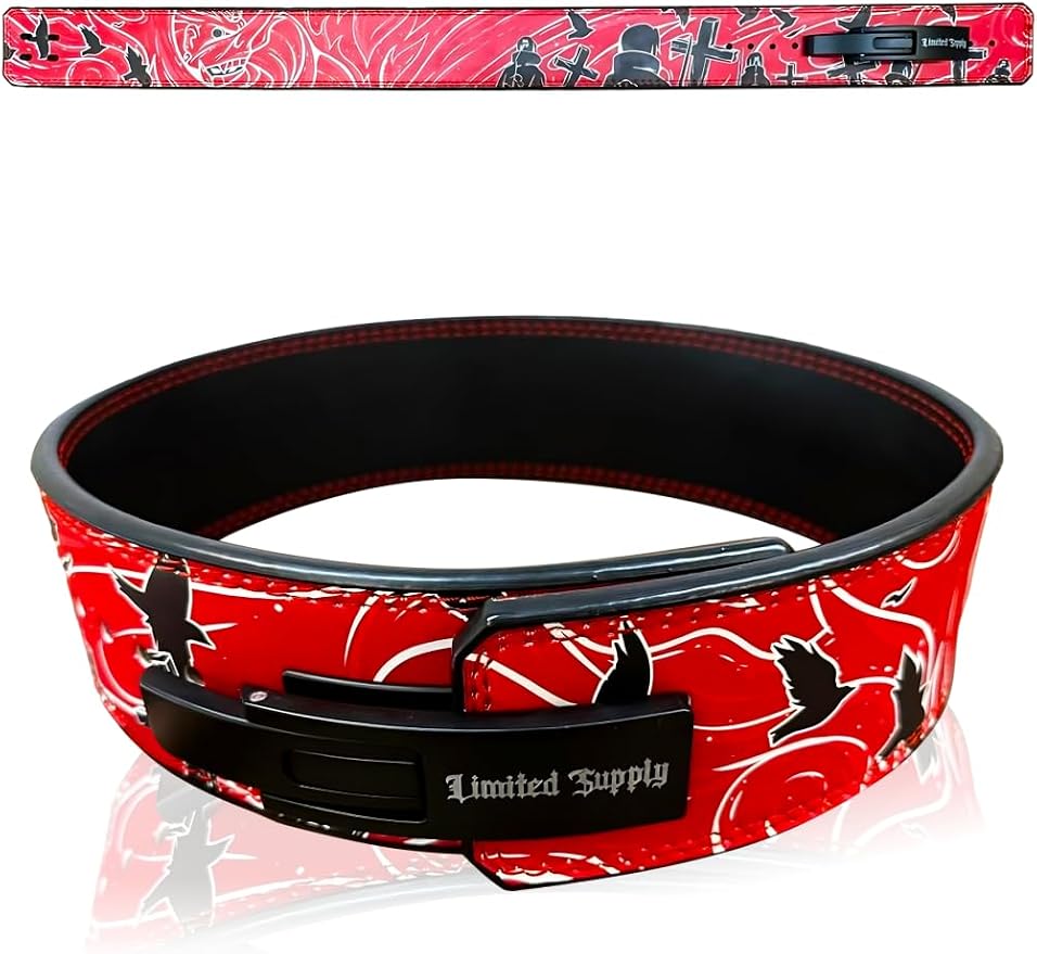 Anime Lever Belt, Weight Lifting Belt, Heavy Duty Powerlifting Weightlifting Gym Belt for Deadlifts Squats Back Support