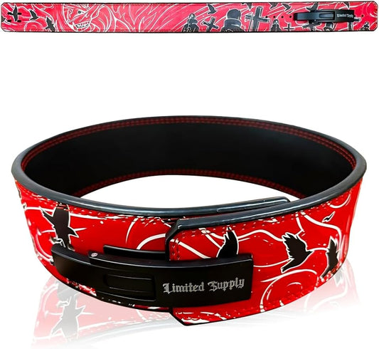 Anime Lever Belt, Weight Lifting Belt, Heavy Duty Powerlifting Weightlifting Gym Belt for Deadlifts Squats Back Support