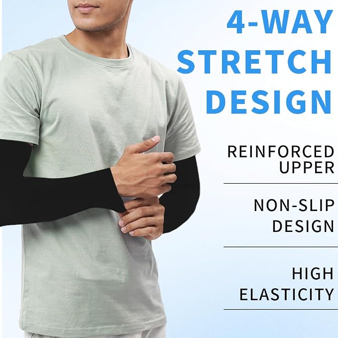 Arm Sleeves for Men Women Compression Sleeves to Cover Arms for Men Working Sun Sleeves for Men Women