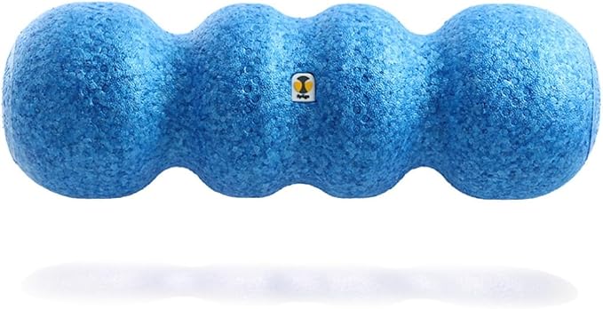 Rollga - High Density Foam Roller for Exercise & Back Pain, 18 inches | Patented Grooves Protect Spine & Bone, Bumps Reach Deeper, Design Mimics Hands-On Massage, Increase Flexibility 22%
