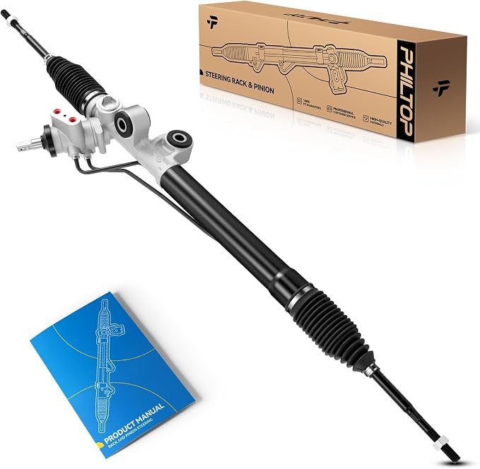 PHILTOP Power Steering Rack and Pinion Compatible with Chevy Colorado 2004-2006 2.8L 3.5L RWD, GMC Canyon 2004-2006 2.8L 3.5L RWD, Isuzu i-280 2006 All Models, Hydraulic Rack & Pinion Replace 97-1019