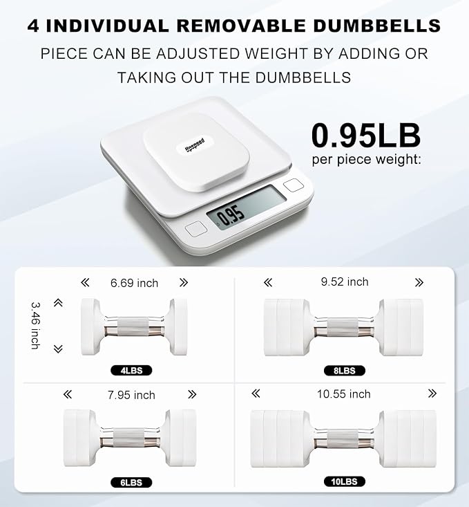 Adjustable Dumbbell Set for Women Men 7.5LB/10LB/15LB/20LB/25LB Each | Dumbbells Set of 2, Free Weight Set at Home Gym, Hand Weights with Locking/Metal Handle for Exercise Muscle Toning Rehab