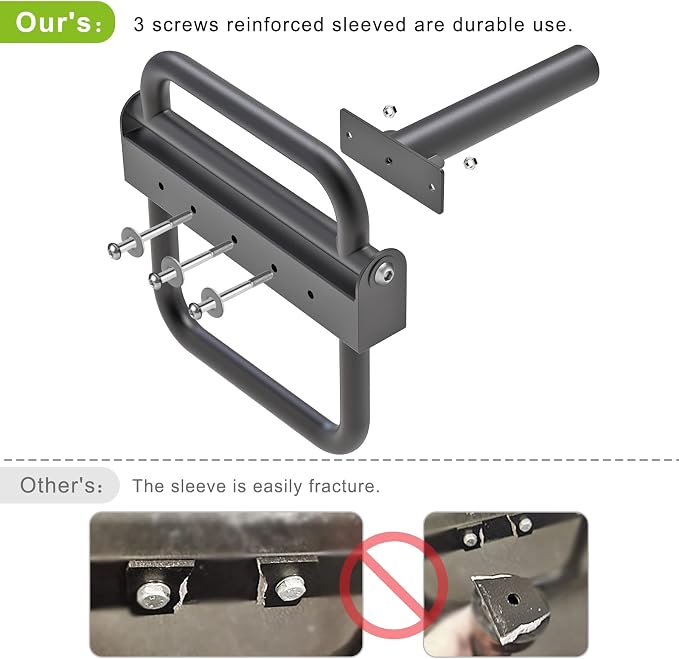 Kipika Adjustable Dumbbell to Barbell Converter - EZ Curling Bar Adapter - Versatile Weightlifting Equipment for Home Gym