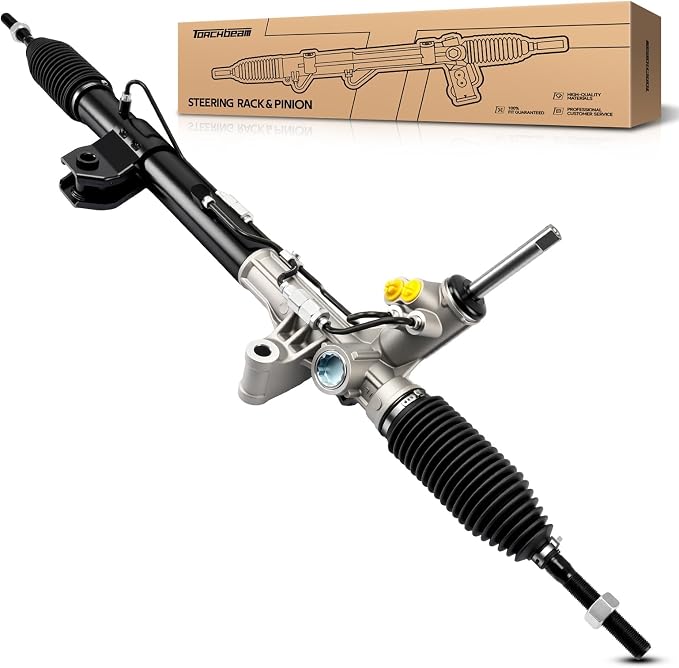 Torchbeam Power Steering Rack & Pinion Assembly Fit for 2011-2015 Grand Cherokee, Durango, Hydraulic System Steering, Replaces OEM 97-3075