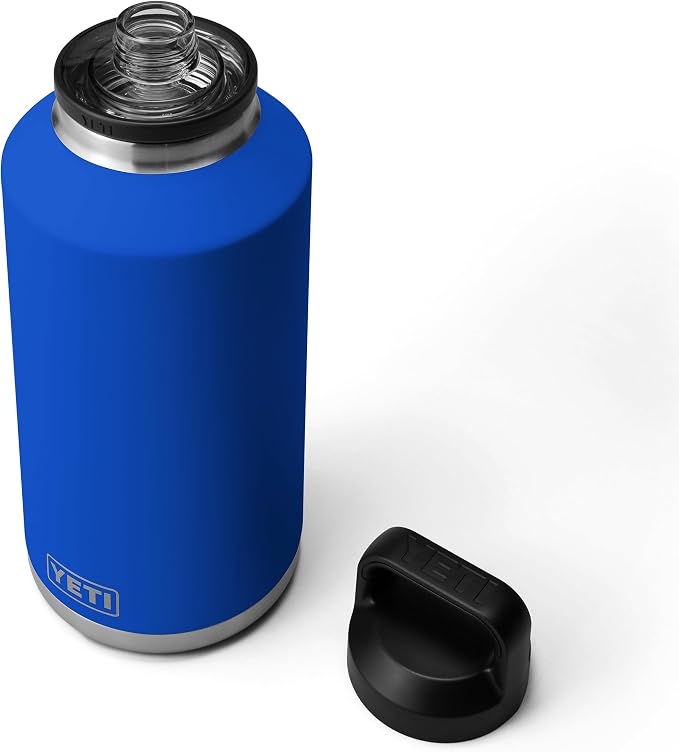 YETI Rambler 64 oz Bottle, Vacuum Insulated, Leakproof, Stainless Steel with Chug Cap, Royal Blue