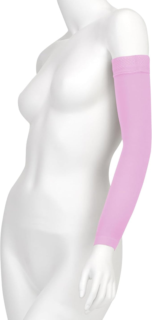 Juzo Soft 2001 Compression Arm Sleeve 20-30 mmHg, Long | Silicone border, ultra-soft, breathable, medical compression arm sleeve, opaque knit, high wearing comfort