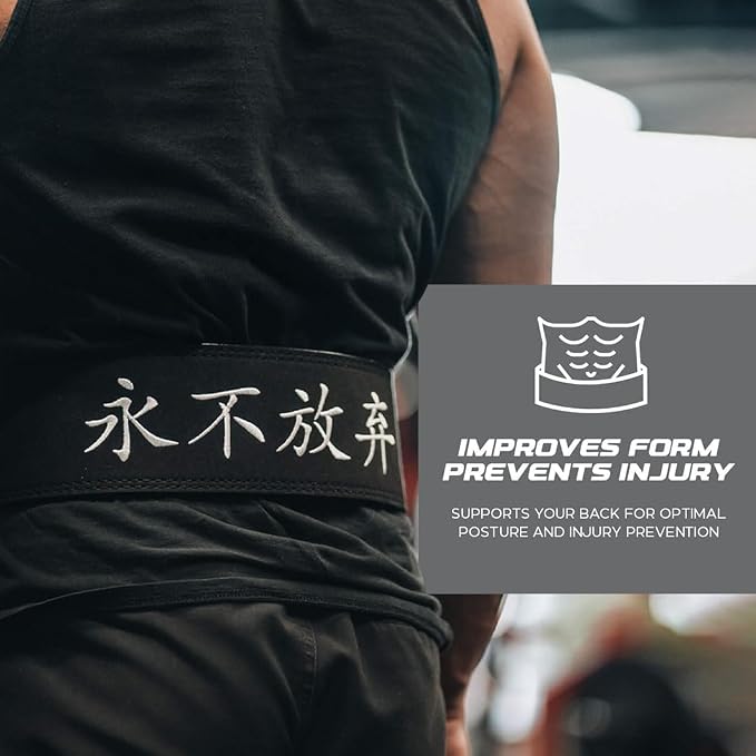 Katamu Core Collection USPA & IPL Approved Lever Belt — Premium 10mm | Leather Powerlifting Belt for Men and Women, Steel Lever Buckle, 4 Inch Wide Back Support for Deadlifts and Squats