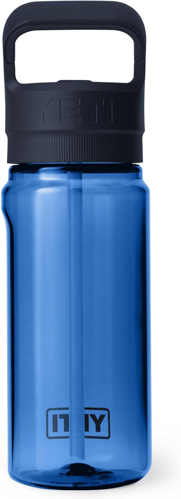 YETI Yonder 600 ml/20 oz Water Bottle with Yonder Straw Cap, Royal Blue