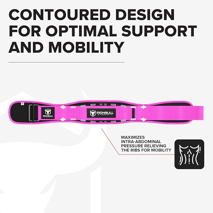 Weight Lifting Belt for Men and Women - Great for Squats, Deadlift, Lunge, Exercises and Training - Best for Olympic, Cross-Training and Bodybuilding Workout