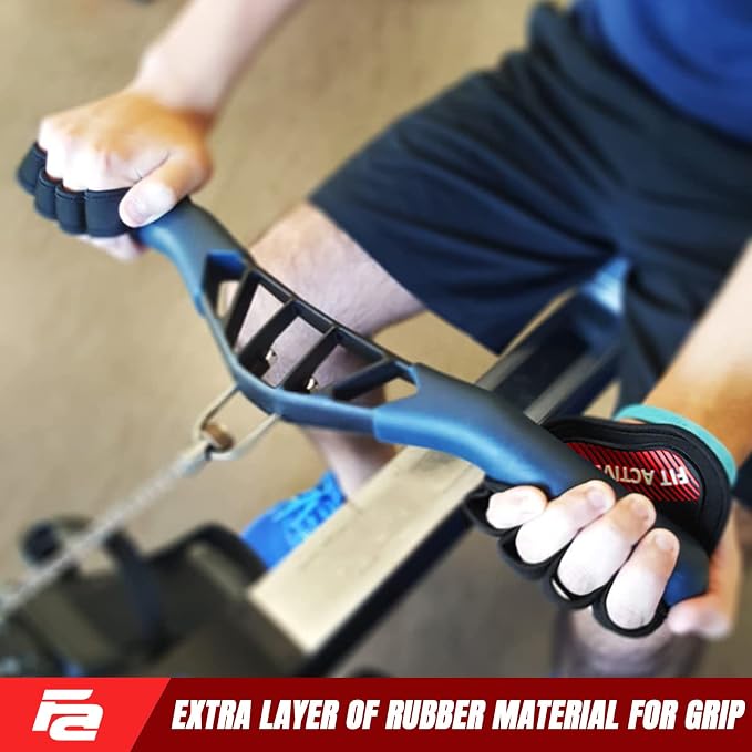 Workout Gloves for Gym - Durable Gym Grips, & Grip Pads - Rubber Padding to Avoid Calluses - Suits Men & Women