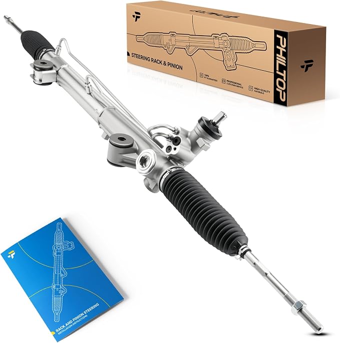 PHILTOP Power Steering Rack and Pinion for 04-08 F-150, 06-08 Mark LT | Ford F-150 2004-2008 4.6L 5.4L 4WD/2005-2008 4.2L 4WD, Lincoln Mark LT 2006-2008 5.4L 4WD, Hydraulic Replace 97-279