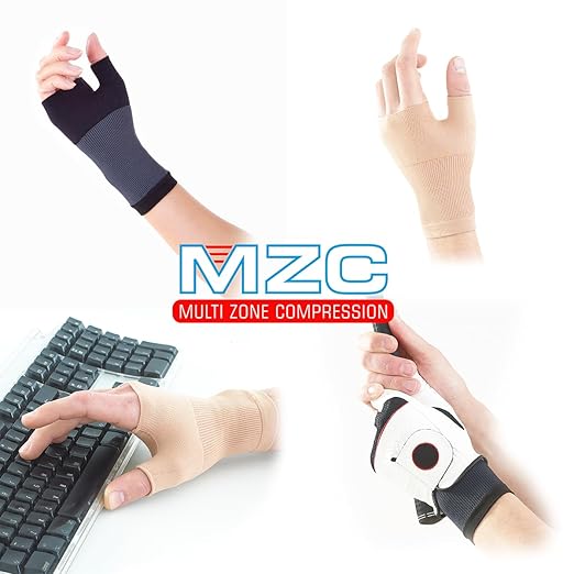 Neo-G Wrist and Thumb Support for Arthritis, Joint Pain, Tendonitis, Sprain - Wrist Brace Wrist Compression Hand Support - M - Black
