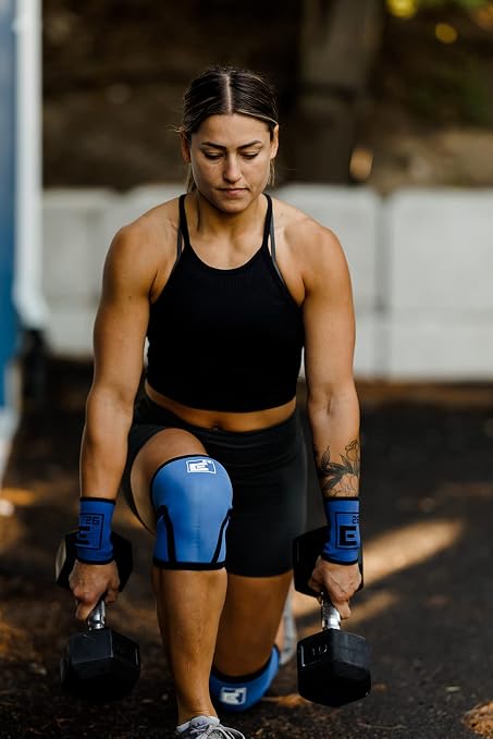 Element 26 Knee Sleeves for Weight Lifting with Gym Bag (XL, Blue) | 6mm Neoprene Support for Powerlifting, CrossFitting, Squats, Deadlifts, 7mm Compression, Non-Slip, Men & Women, Sold As Pair