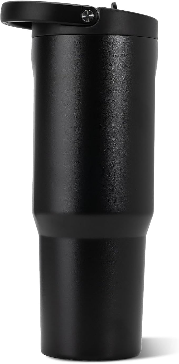 HydroJug Sport 40 oz Insulated Stainless Steel Water Bottle, Black