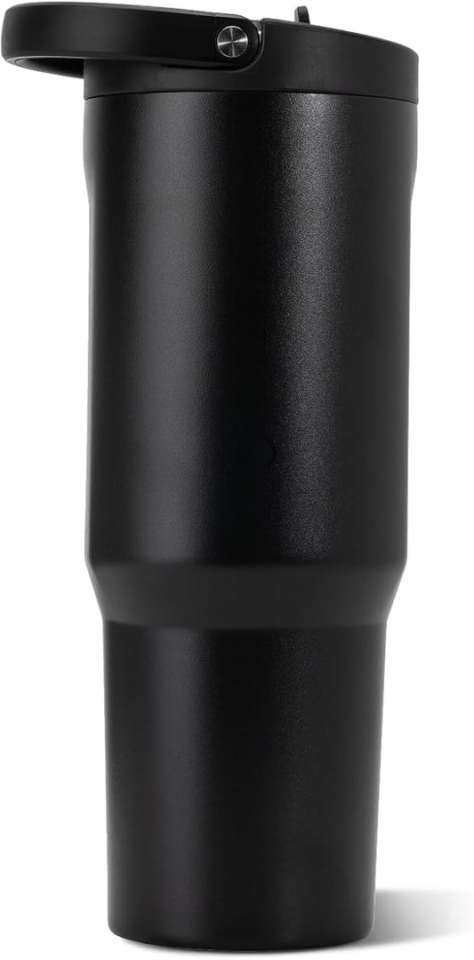 HydroJug Sport 40 oz Insulated Stainless Steel Water Bottle, Black