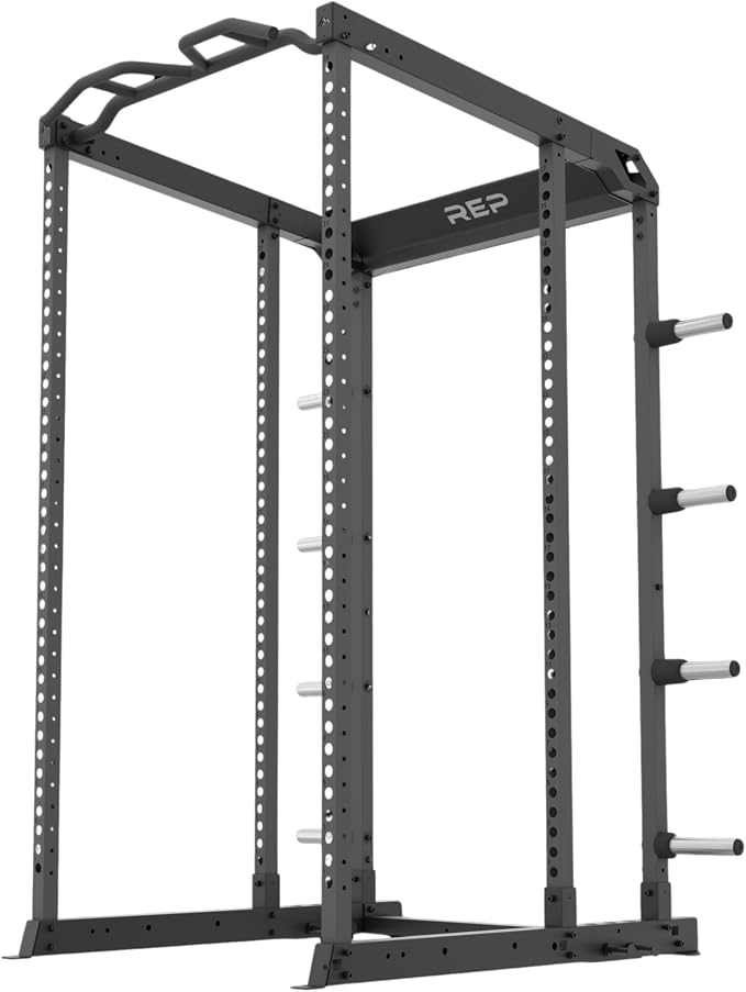 REP Fitness Altitude Power Rack, Modular 6 Post Squat Rack with Cable Pulley and Smith Machine Options, Alloy Steel, 29 Inch Depth