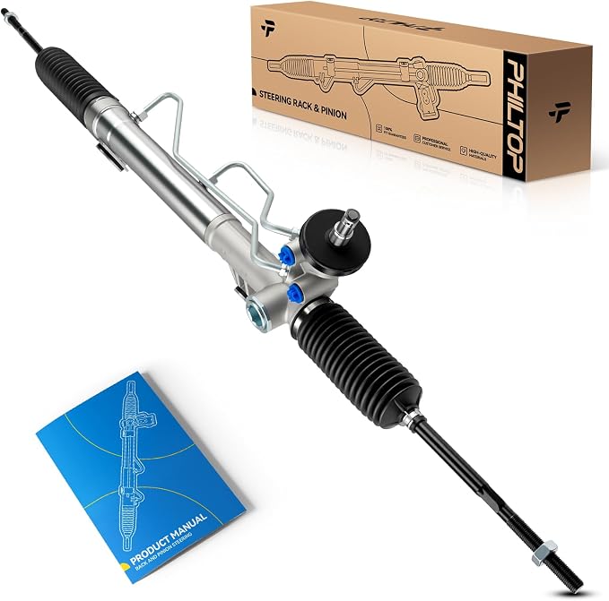 PHILTOP Hydraulic Power Steering Rack and Pinion for 1999-2006 Silverado/Sierra 1500 RWD, 2007 Silverado/Sierra 1500 Classic RWD Replace# 22-1000