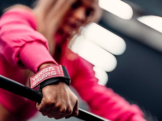 Versa Gripps® Classic Wrist Straps, Train Better, Choose Size and Color | Replaces Straps, Gloves & Hooks, Shorter Palm Piece, Quick Transitions, Handcrafted in the USA